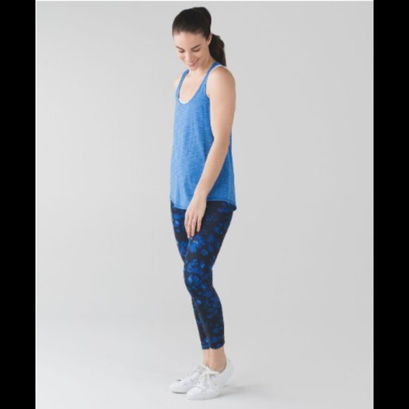 Lululemon Blue Racerback Tank Top Lightweight Athletic Yoga Gym Top Size S - Picture 4 of 14